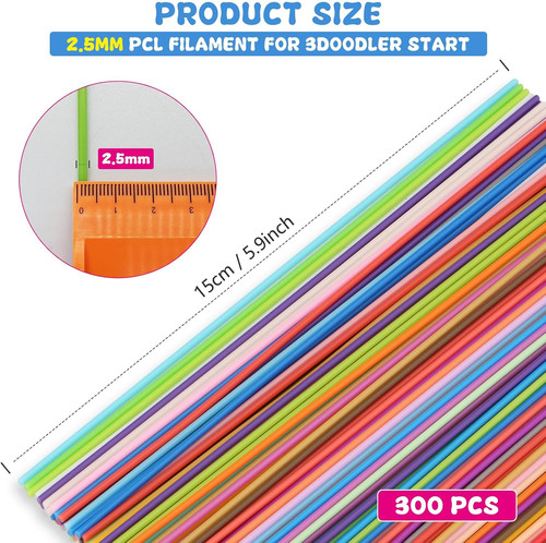 300pcs pen filament refill - 300pcs,